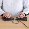R-Go Tools Ergonomic Tastatur R-Go Split Break v2 with break software, ergonomic split Tastatur, QWERTZ (DE), Wired, Schwarz