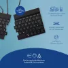 R-Go Tools Ergonomic Tastatur R-Go Split Break v2 with break software, ergonomic split Tastatur, QWERTZ (DE), Wired, Schwarz