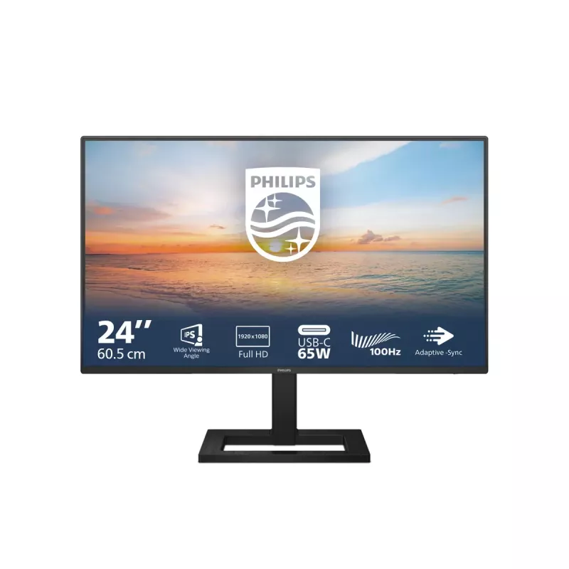 Philips 1000 series 24E1N1300AE/00 Computer Monitor 60,5 cm (23,8 Zoll) 1920 x 1080 Pixel Full HD LCD Schwarz