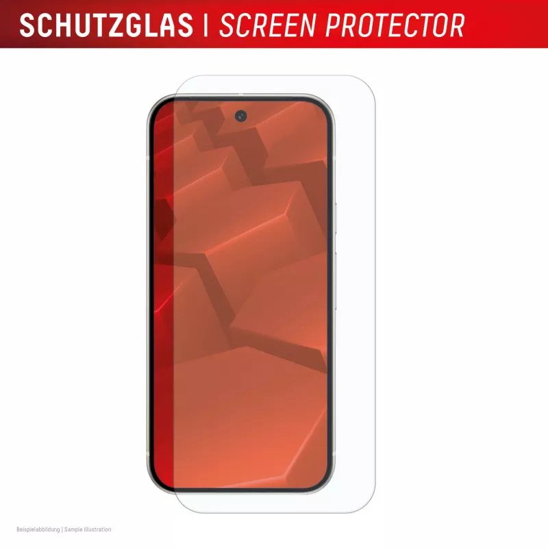 Displex Displayschutzfolie (10H) für Google Pixel 9a, Eco-Montagerahmen, kratzfest