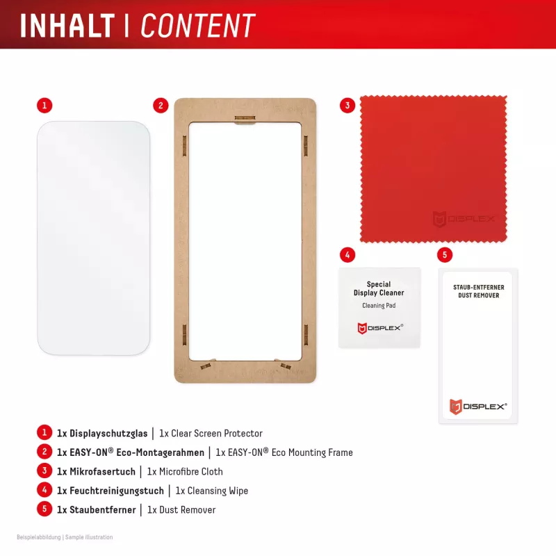Displex Displayschutzfolie (10H) für Google Pixel 9a, Eco-Montagerahmen, kratzfest
