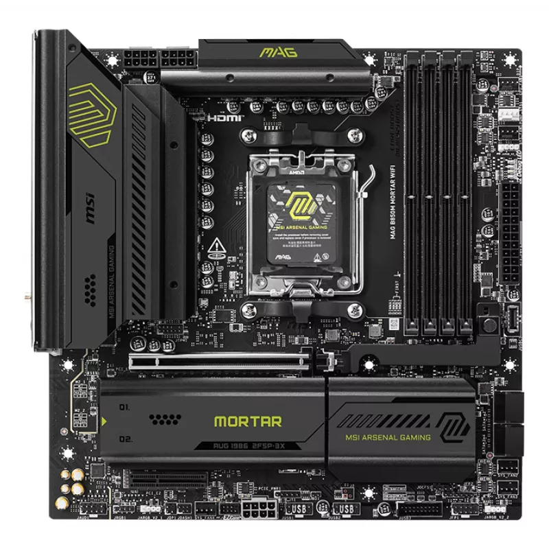 MSI MAG B850M MORTAR WIFI Motherboard AMD B850 Sockel AM5 micro ATX