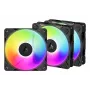 ARCTIC Freezer P12 Pro Reverse A-RGB - 3er-Pack Gehäuselüfter 12 cm Schwarz 3 Stück