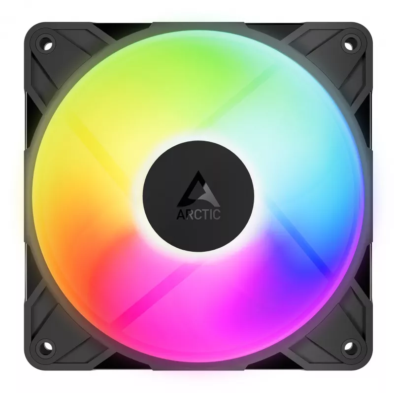 ARCTIC Freezer P12 Pro Reverse A-RGB - 3er-Pack Gehäuselüfter 12 cm Schwarz 3 Stück