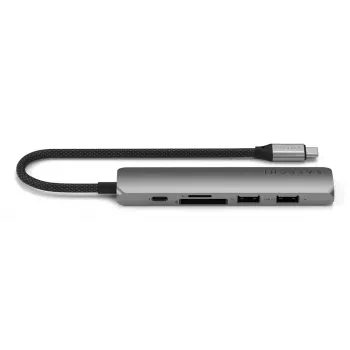 Satechi ST-P6SM USB Type-C Hub 10000 Mbit/s Grau