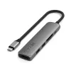 Satechi ST-P6SM USB Type-C Hub 10000 Mbit/s Grau