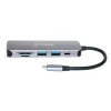 D-Link 5-in-1 USB-C Hub mit Kartenleser DUB-2325 USB Type-C Grau