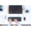 Trust Primo Tastatur Maus im Lieferumfang Büro USB Deutsch Schwarz
