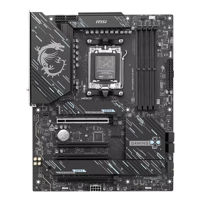MSI X870 GAMING PLUS WIFI Motherboard AMD X870 Sockel AM5 ATX