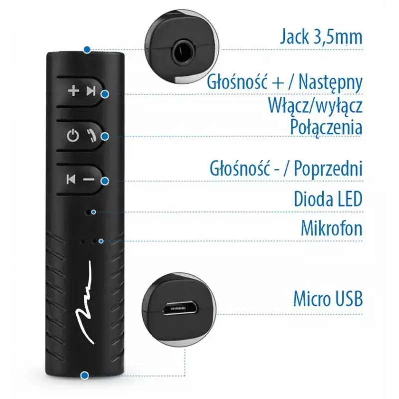 Bluetooth-Musikempfänger Media-Tech MT3588