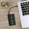 HDD/SSD-Gehäuse QOLTEC 51861 für 2,5-Zoll-SATA3-Laufwerke, USB 3.0, schwarz