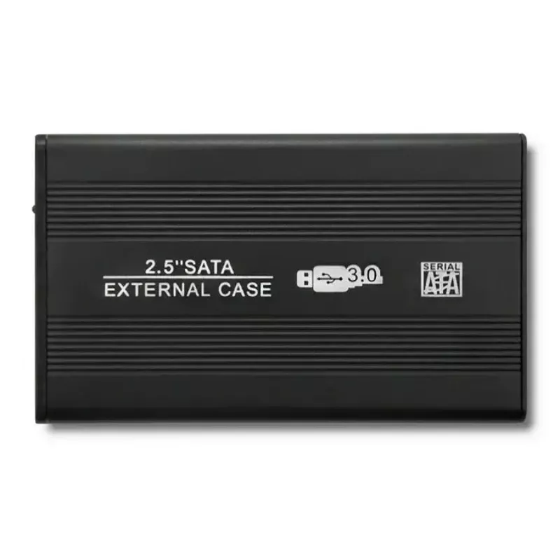 HDD/SSD-Gehäuse QOLTEC 51861 für 2,5-Zoll-SATA3-Laufwerke, USB 3.0, schwarz