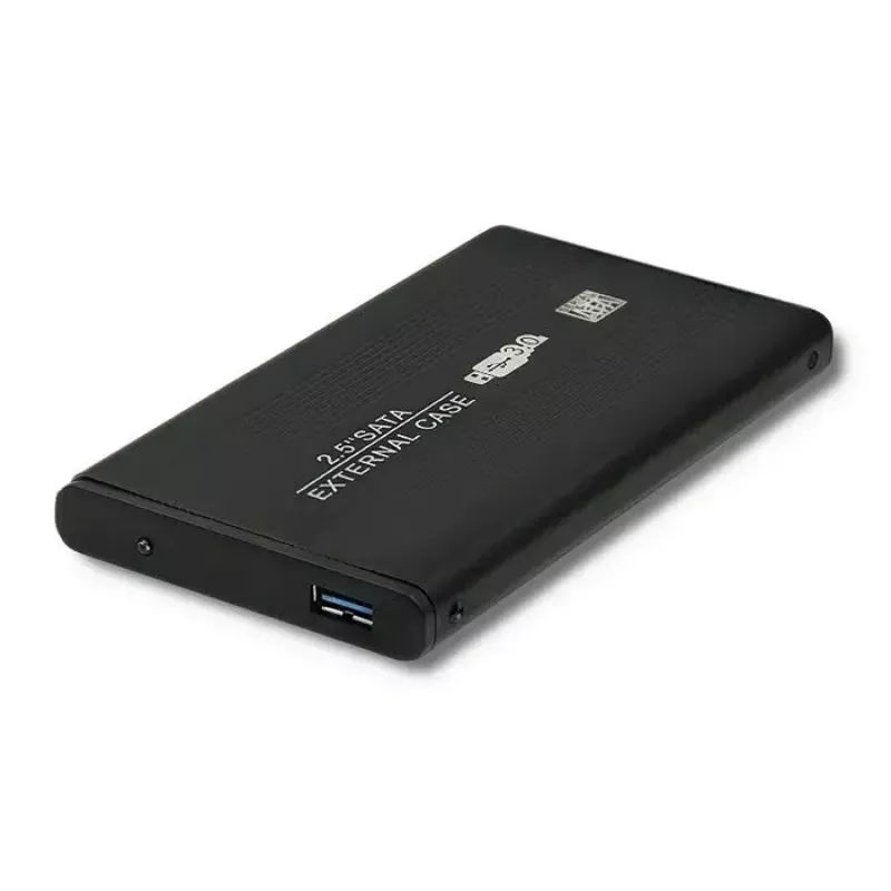 HDD/SSD-Gehäuse QOLTEC 51861 für 2,5-Zoll-SATA3-Laufwerke, USB 3.0, schwarz