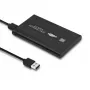 HDD/SSD-Gehäuse QOLTEC 51861 für 2,5-Zoll-SATA3-Laufwerke, USB 3.0, schwarz