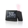 Hama Plus Charge Digitaler Wecker Schwarz