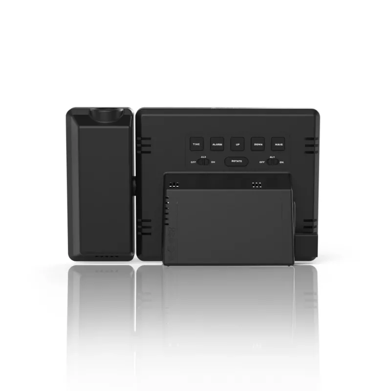 Hama Plus Charge Digitaler Wecker Schwarz