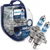Philips RacingVision GT200 12342RGTS2 Hochleistungslampe, 60 W, 12 V, H4, Halogen, 3600 K, 2 Stück