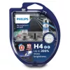 Philips RacingVision GT200 12342RGTS2 Hochleistungslampe, 60 W, 12 V, H4, Halogen, 3600 K, 2 Stück
