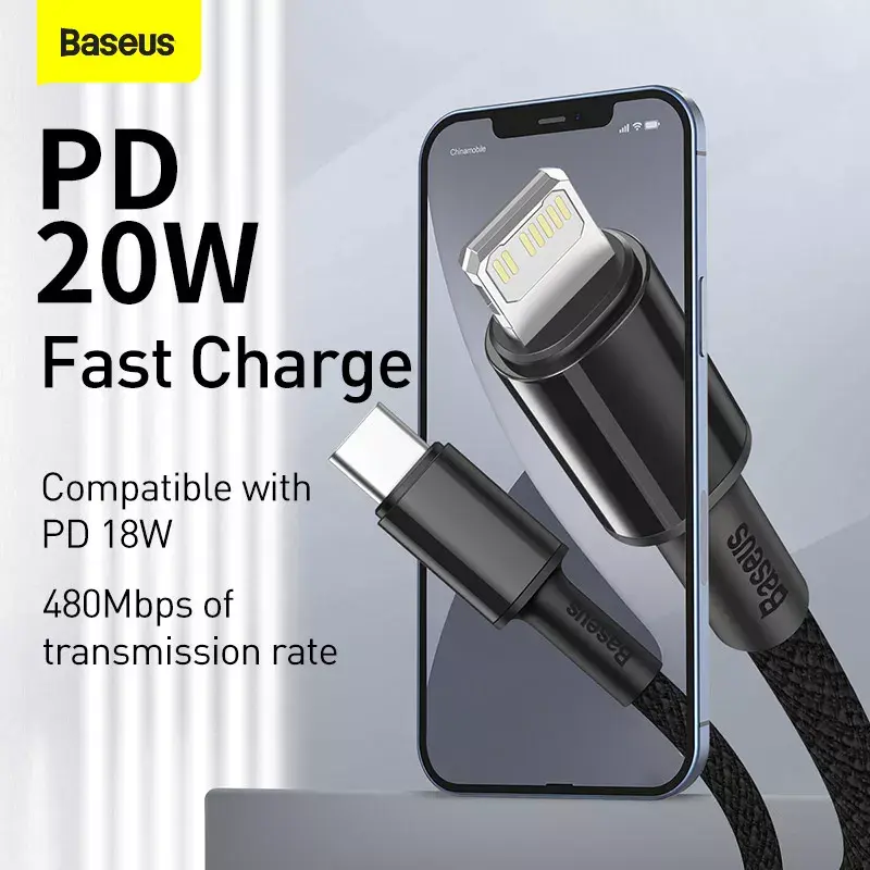 Lightning-Kabel Baseus CATLGD-A01 2m Schwarz