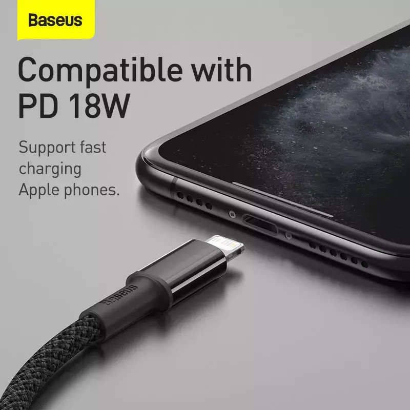 Lightning-Kabel Baseus CATLGD-A01 2m Schwarz