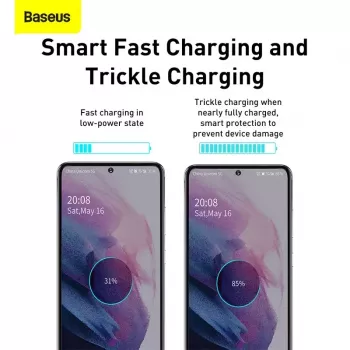 Baseus Super Si Indoor-Ladegerät Weiß Schnellladung 12V 1xUSB-C