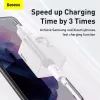 Baseus Super Si Indoor-Ladegerät Weiß Schnellladung 12V 1xUSB-C