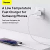 Baseus Super Si Indoor-Ladegerät Weiß Schnellladung 12V 1xUSB-C