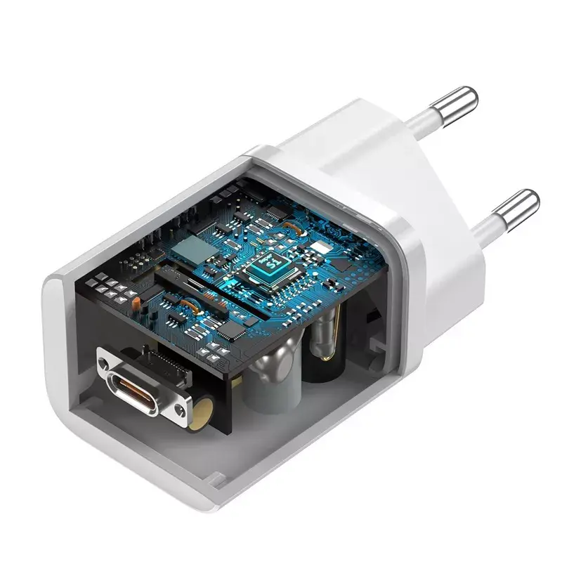 Baseus Super Si Indoor-Ladegerät Weiß Schnellladung 12V 1xUSB-C