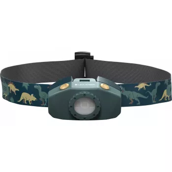Ledlenser KIDLED2 Kinder-Stirnlampe, Dinosaurier