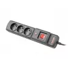 Steckdosenleiste ARMAC Multi M3 — 3 Steckdosen, 5 m Kabel, schwarz