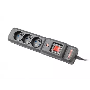 Steckdosenleiste ARMAC Multi M3 — 3 Steckdosen, 5 m Kabel, schwarz