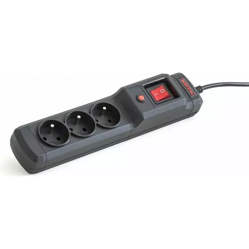Steckdosenleiste ARMAC Multi M3 — 3 Steckdosen, 5 m Kabel, schwarz