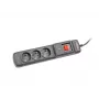Steckdosenleiste ARMAC Multi M3 — 3 Steckdosen, 5 m Kabel, schwarz