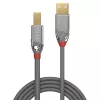 Lindy 2m USB 2.0 Typ-A-auf-B-Kabel, Cromo Line