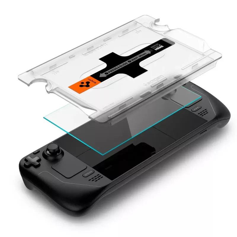 Bildschirmschutz Spigen EZ FIT GLAS.tR Transparent Gehärtetes Glas