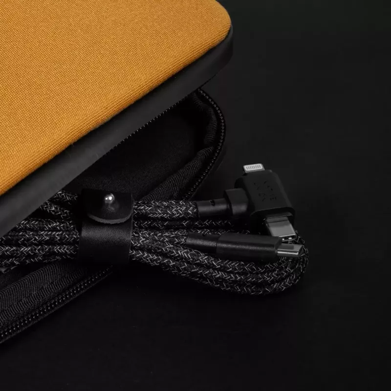 USB-C-Kabel Native Union Belt Kabel Duo 1,5 m USB‑C auf USB‑C/Lightning Schwarz