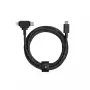 USB-C-Kabel Native Union Belt Kabel Duo 1,5 m USB‑C auf USB‑C/Lightning Schwarz