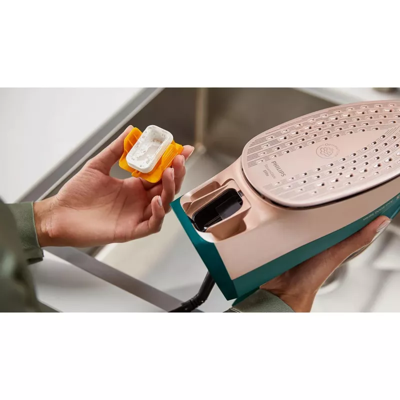 Dampfbügeleisen Philips DST8030/70 – 3000 W, SteamGlide Elite-Bügelsohle, 0,35 l Wassertank, 1,78 kg, Vertikaldampf, grün