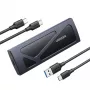 SSD-Gehäuse Ugreen 15512 M.2 10 Gbit/s Schwarz Grau