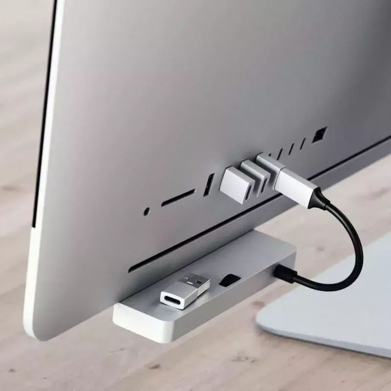Satechi ST-TAUCS Kabel-Gender-Changer USB-A USB-C Silber