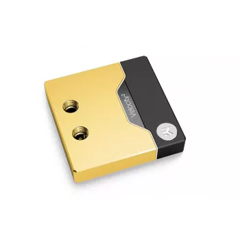 Water block EK Water Blocks Messing Kupfer Schwarz Gold