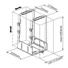 Techly ICA-CS 62 CPU-Halterung, unter dem Schreibtisch montierbarer Computerhalter, Schwarz