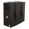 Techly ICA-CS 62 CPU-Halterung, unter dem Schreibtisch montierbarer Computerhalter, Schwarz