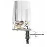 Omni-direktionale Netzwerkantenne QuWireless QuSpot AX10S, 2,4–2,5 / 4,7–6 GHz, max 7 dBi, PoE/LAN, vertikale Polarisation