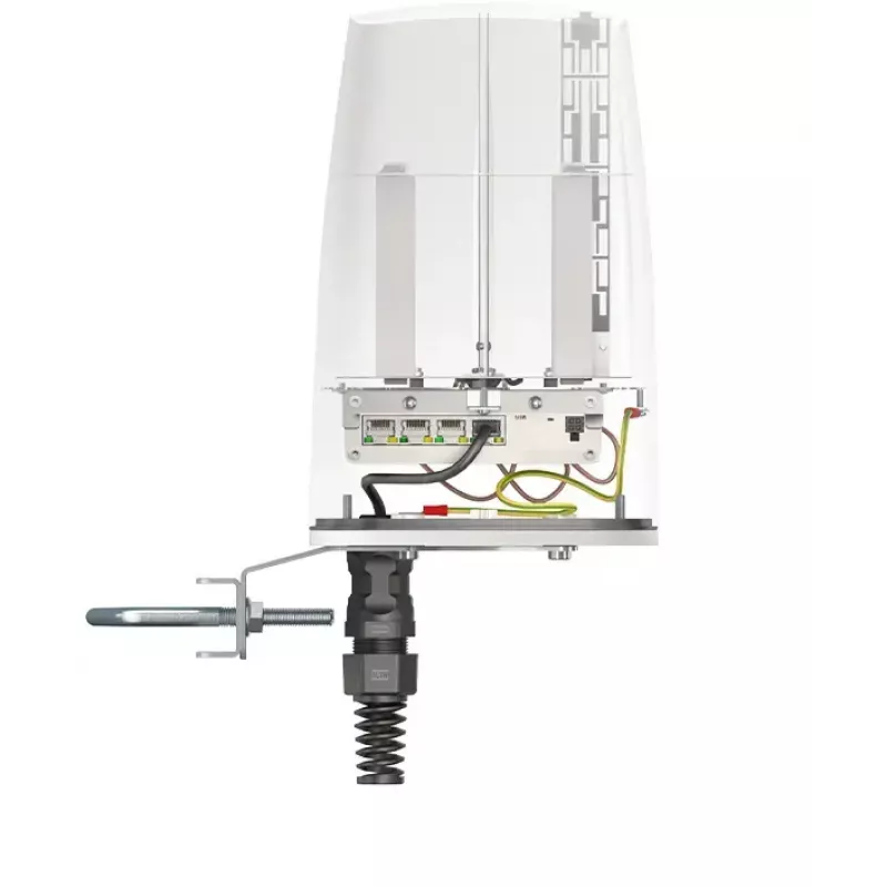 Omni-direktionale Netzwerkantenne QuWireless QuSpot AX10S, 2,4–2,5 / 4,7–6 GHz, max 7 dBi, PoE/LAN, vertikale Polarisation
