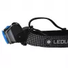 Stirnlampe Ledlenser MH7 Schwarz Blau — wiederaufladbare LED-Stirnlampe, 400 Lumen, integrierter Akku