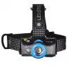 Stirnlampe Ledlenser MH7 Schwarz Blau — wiederaufladbare LED-Stirnlampe, 400 Lumen, integrierter Akku