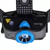 Stirnlampe Ledlenser MH7 Schwarz Blau — wiederaufladbare LED-Stirnlampe, 400 Lumen, integrierter Akku