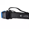 Stirnlampe Ledlenser MH7 Schwarz Blau — wiederaufladbare LED-Stirnlampe, 400 Lumen, integrierter Akku
