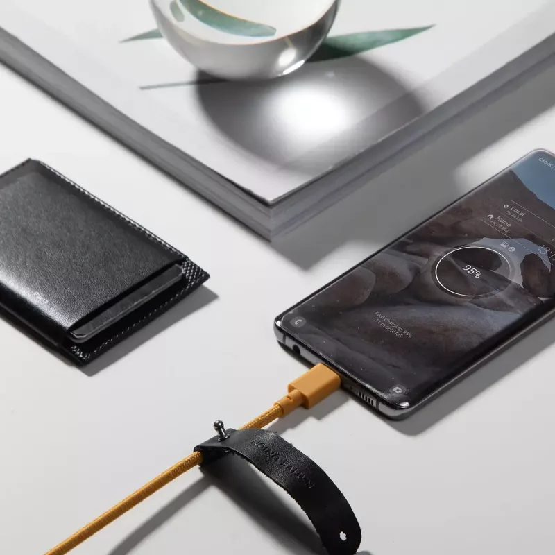 USB-C auf USB-C Kabel Native Union Belt Kabel 1,2 m Gelb